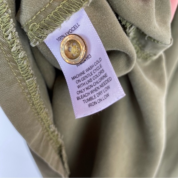 SALE 🛍️ MARC NEW YORK 100% Lyocell Army Green sleeveless top Womens size 2X - Picture 5 of 9